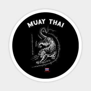 Muay Thai Tiger Sak Yant Tattoo Kickboxing Thailand Magnet